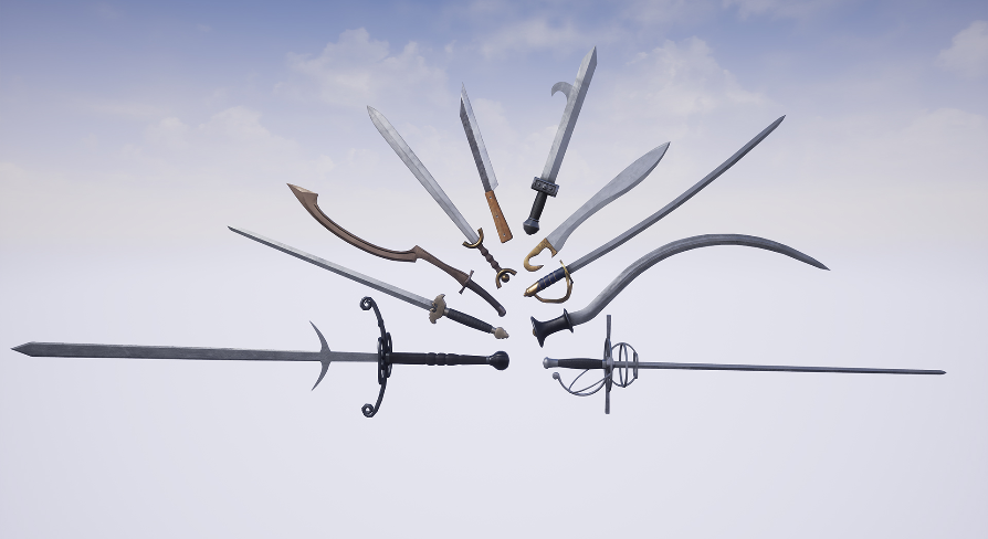 Weapons Series - Swords 2 - Mini Pack | Fab
