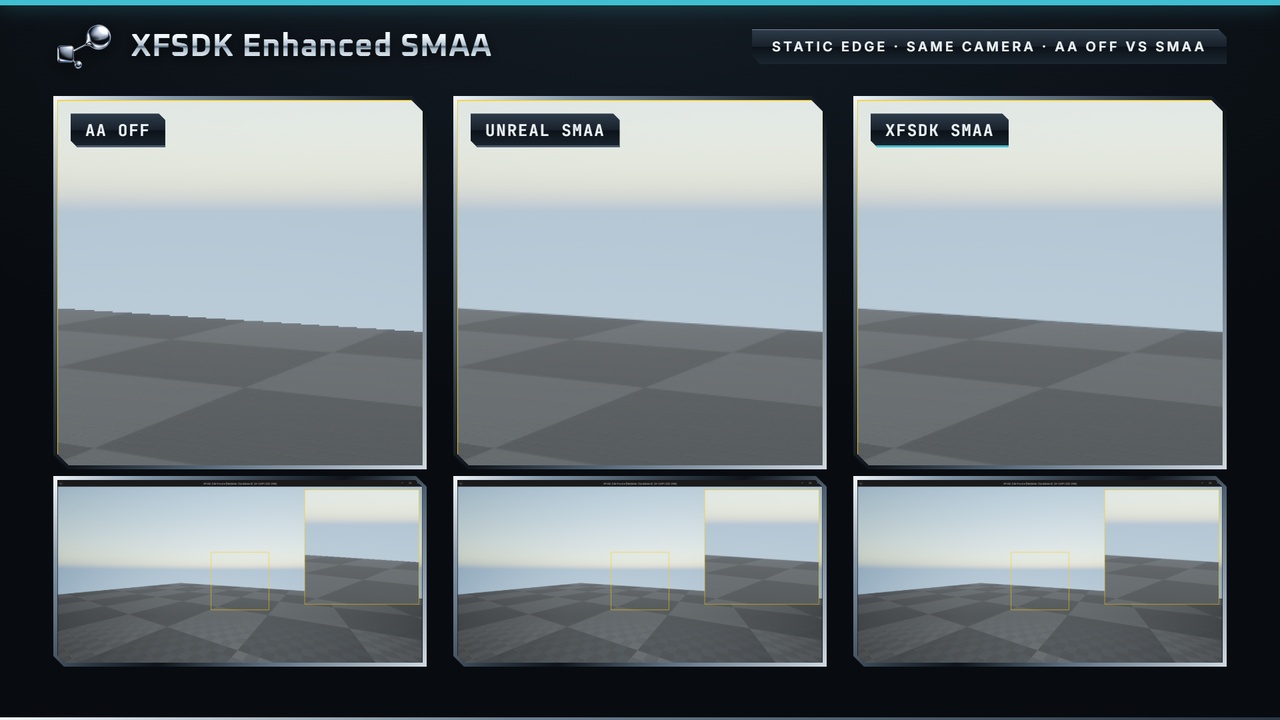 Media 1 for listing XFSDK Enhanced SMAA - Advanced Spatial & Temporal Anti-Aliasing
