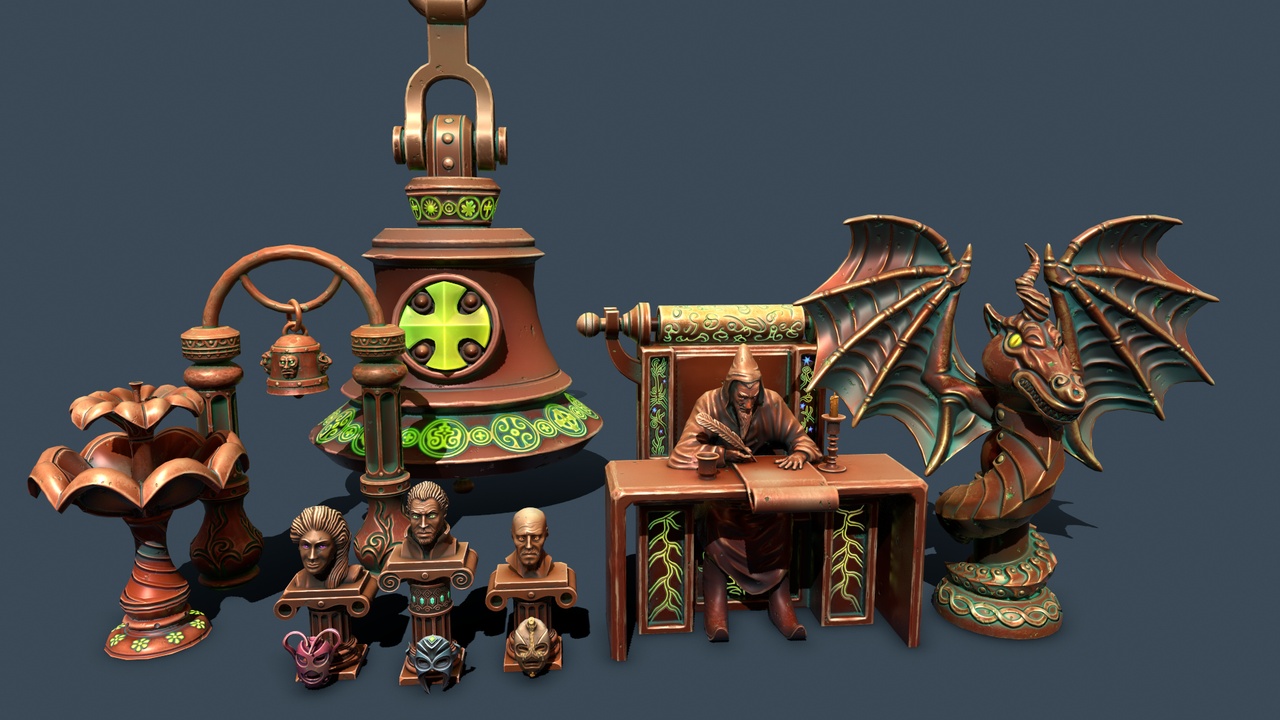 Media 1 for listing Fantasy statues 2