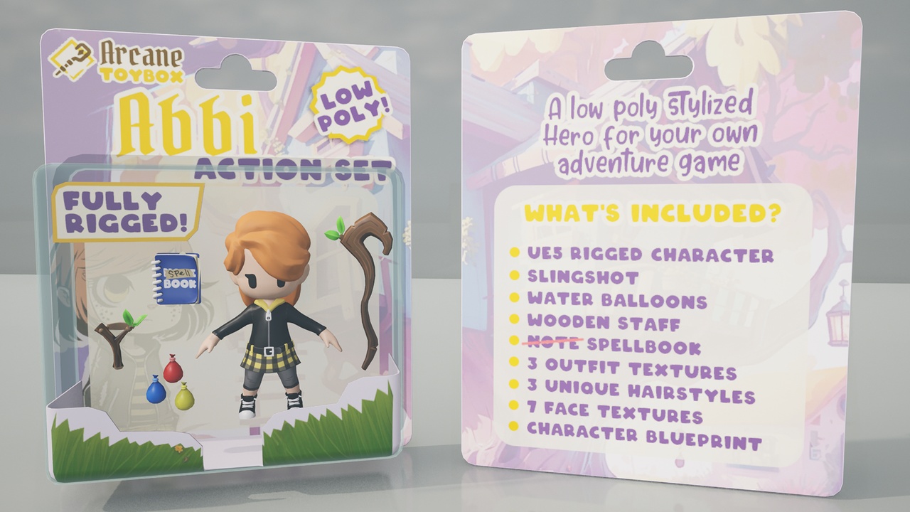 Media 1 for listing Stylized Adventure Kids Pack - Abbi