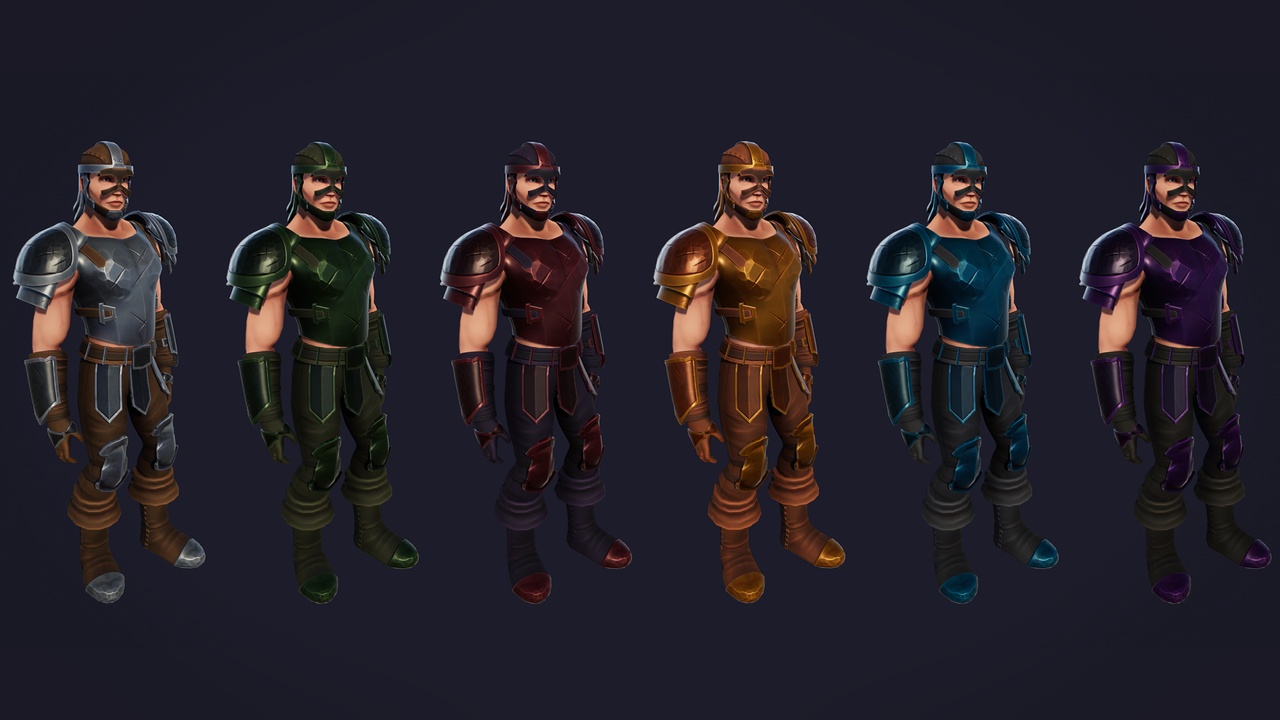 Media 1 for listing Adventurer Armor Set - Stylized Fantasy RPG