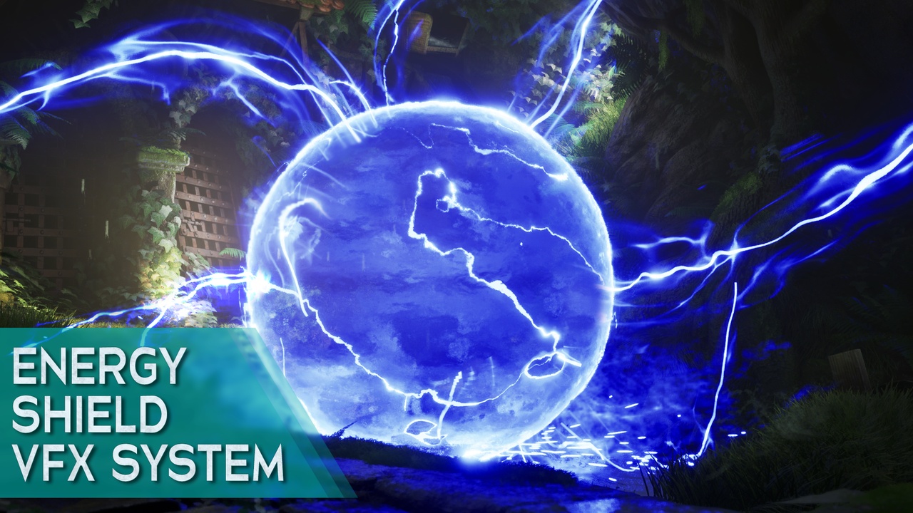Media 1 for listing Energy Shield VFX System - Game Ready