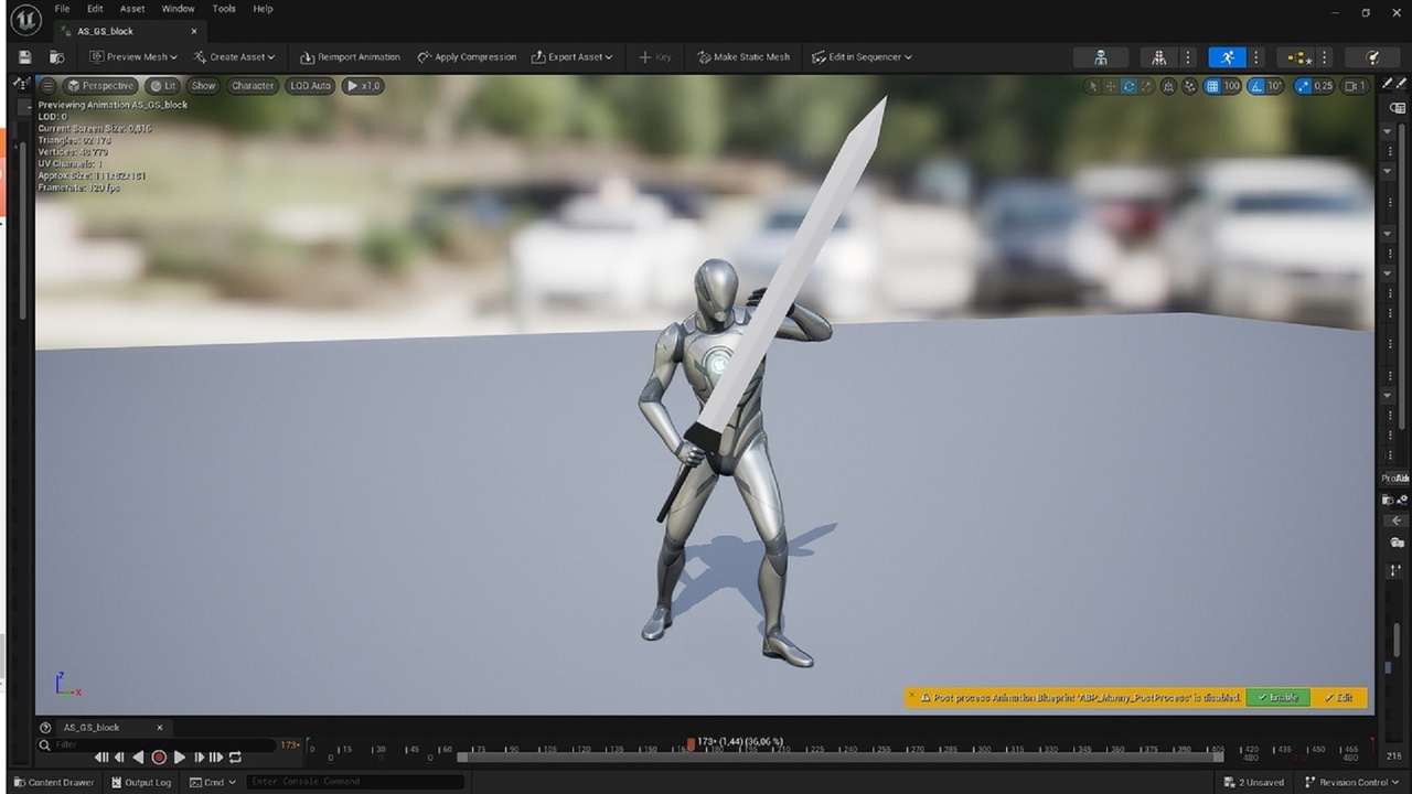Media 1 for listing GreatSword animation pack