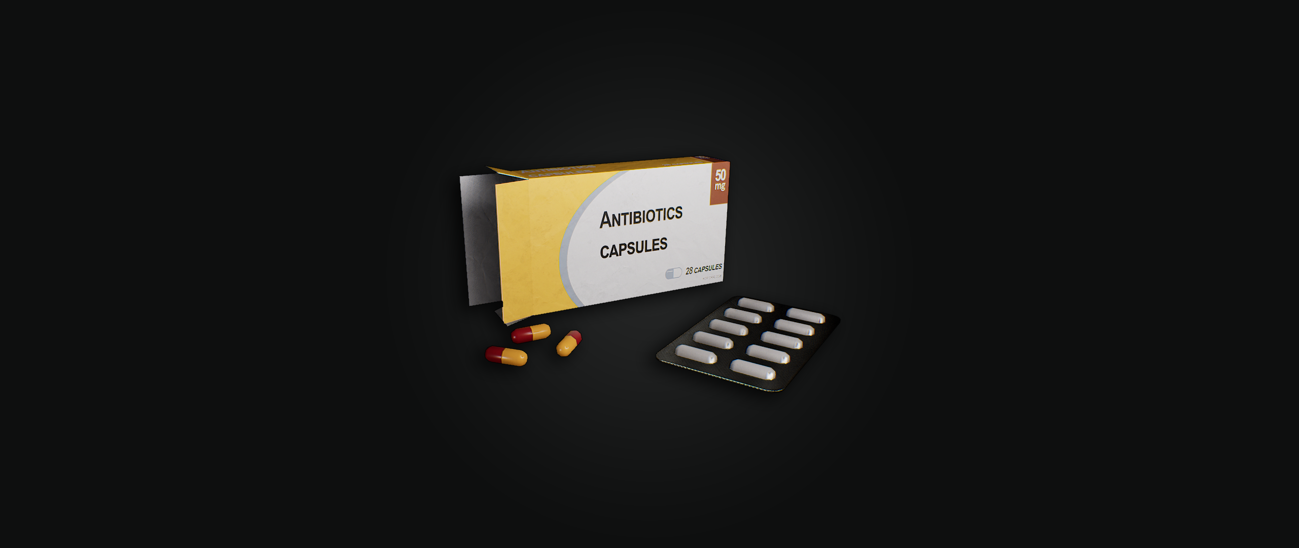 Antibiotic capsules Box | Fab