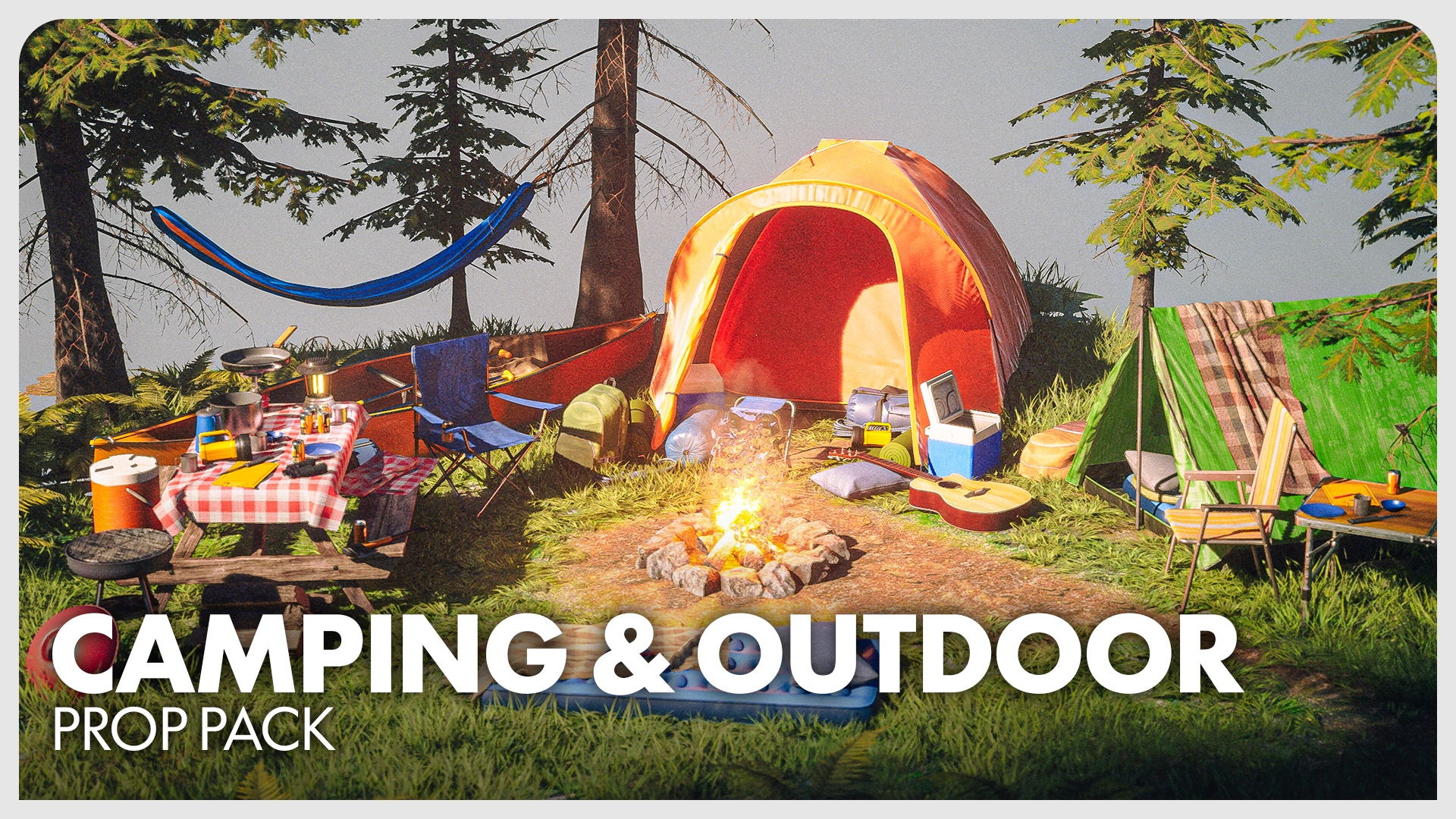 Camping and Outdoor prop pack | Fab