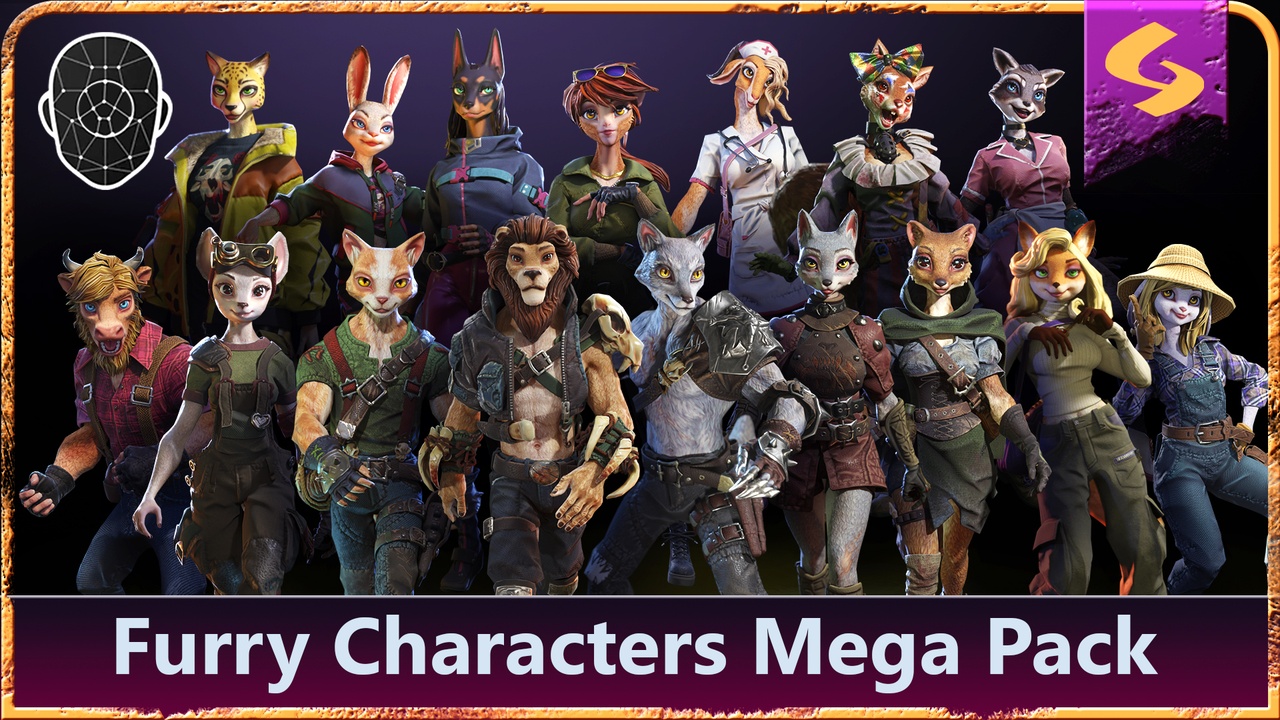 Medium 1 für Eintrag Furry Characters Mega Pack