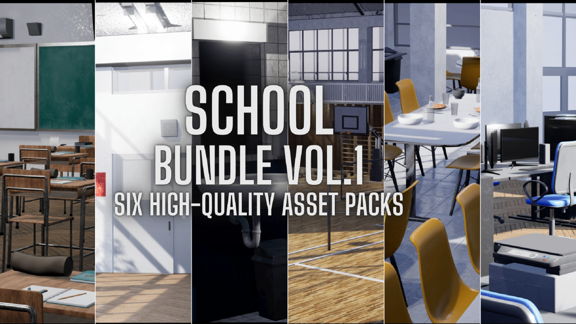 School Bundle – Six High-Quality Asset Packs | Fab