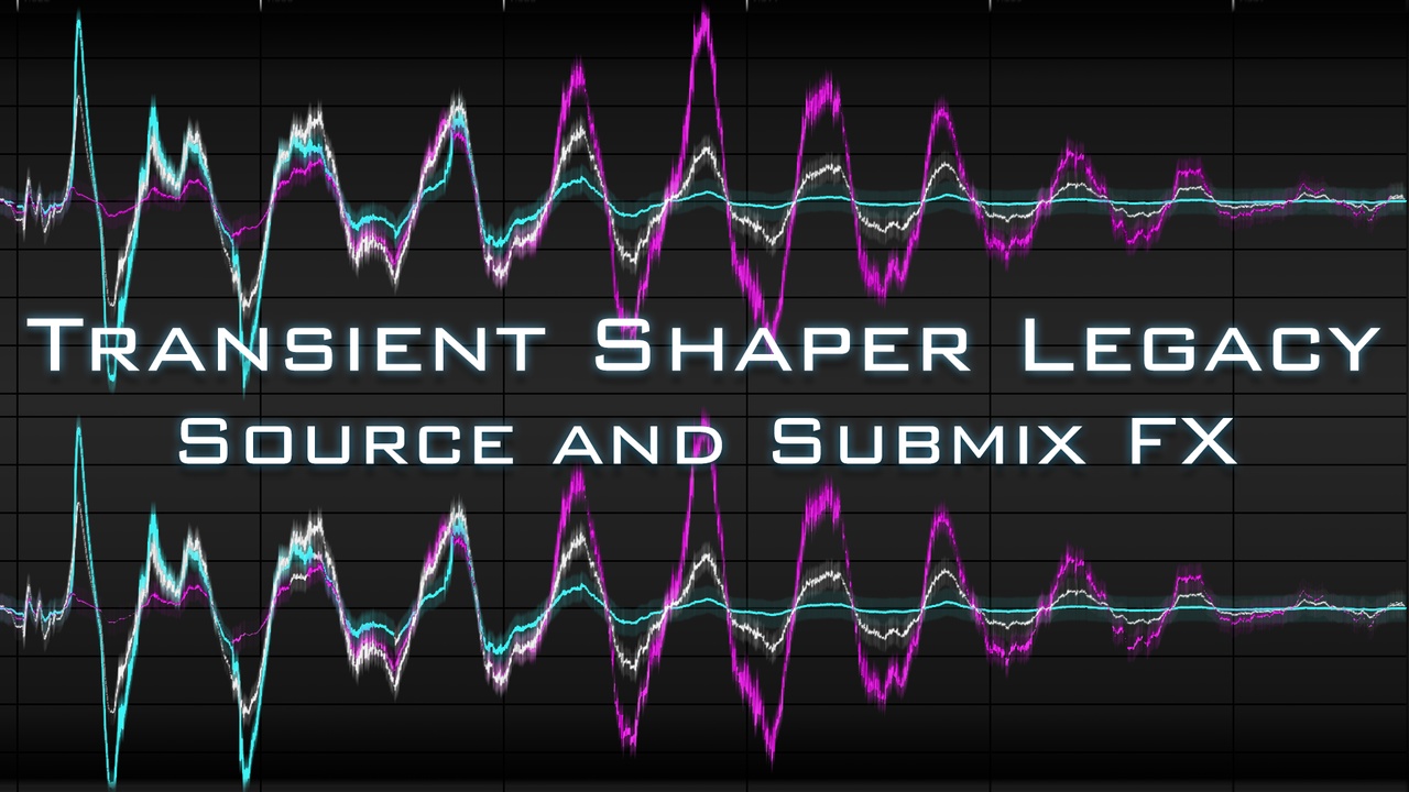 Media 1 for listing Transient Shaper Legacy: Source and Submix FX