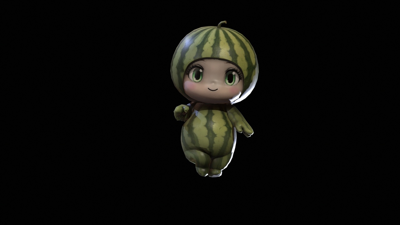 Media 1 for listing Chibi Fruit Watermelon