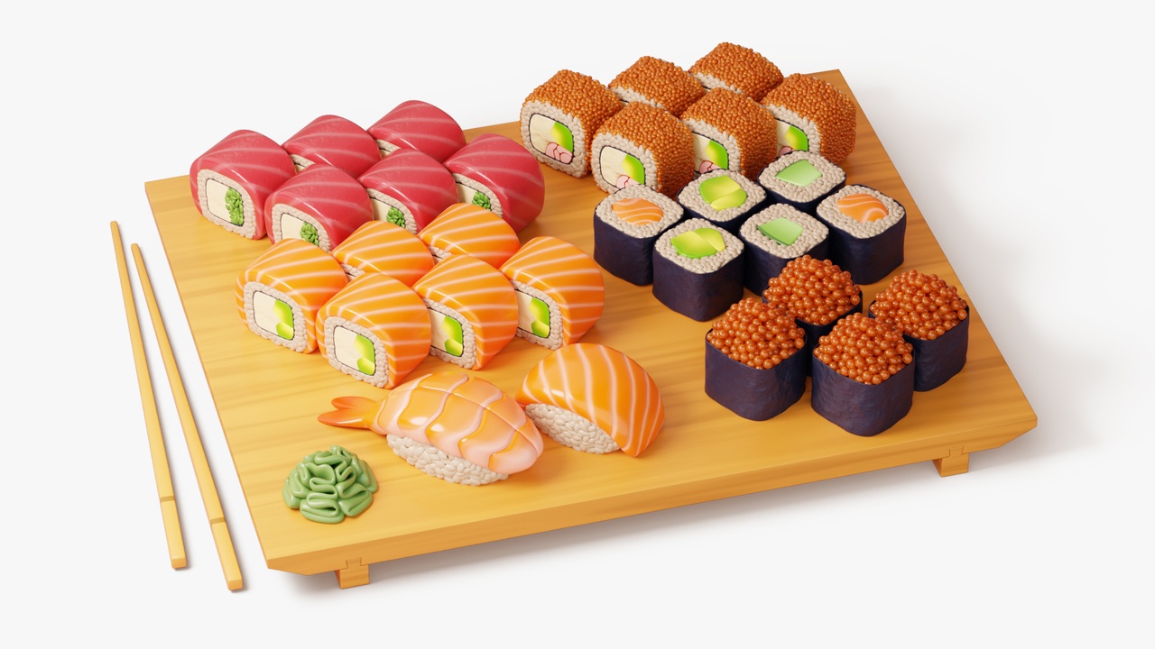 Media 1 for listing Assorted Sushi Collection