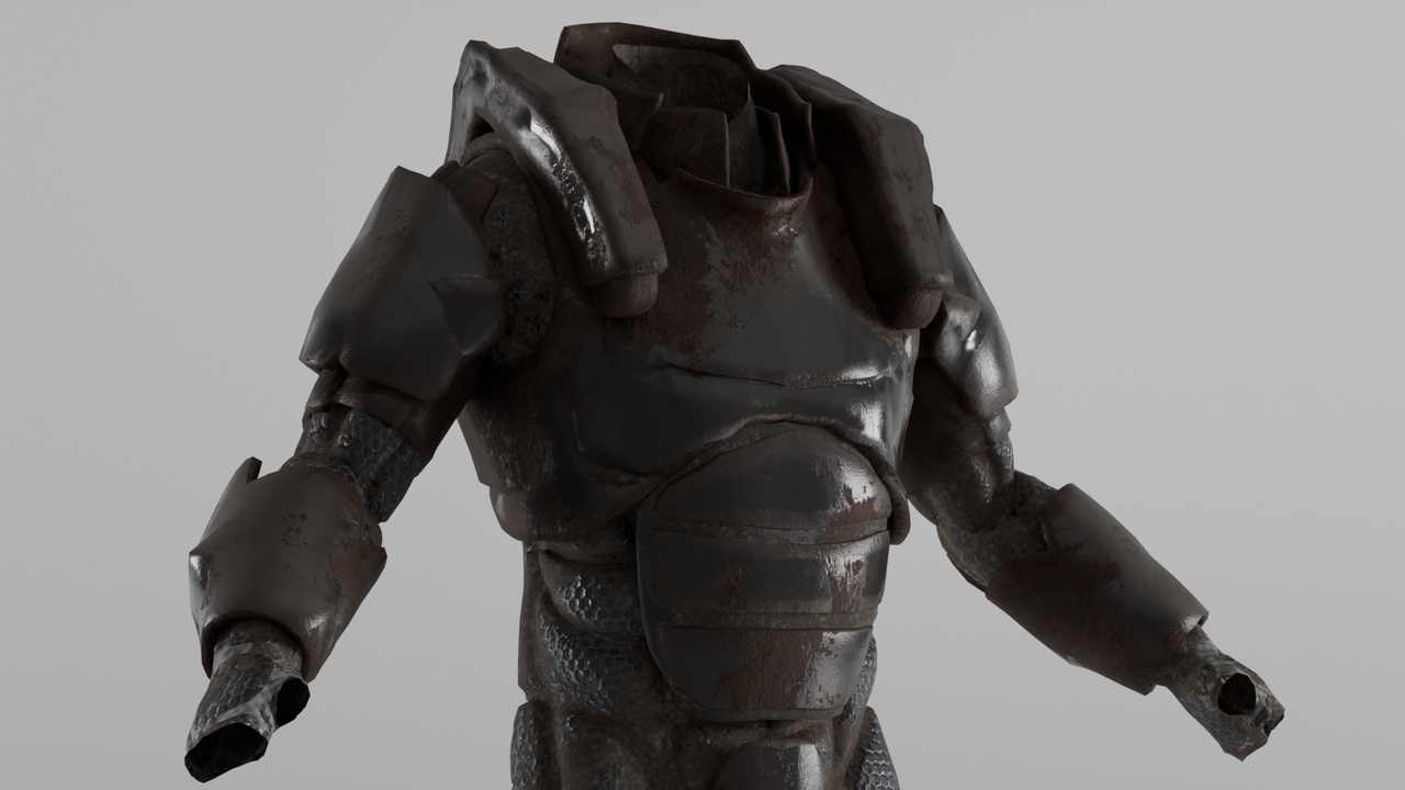 Media 1 for listing Rusty nanotech armor | metahuman clothing