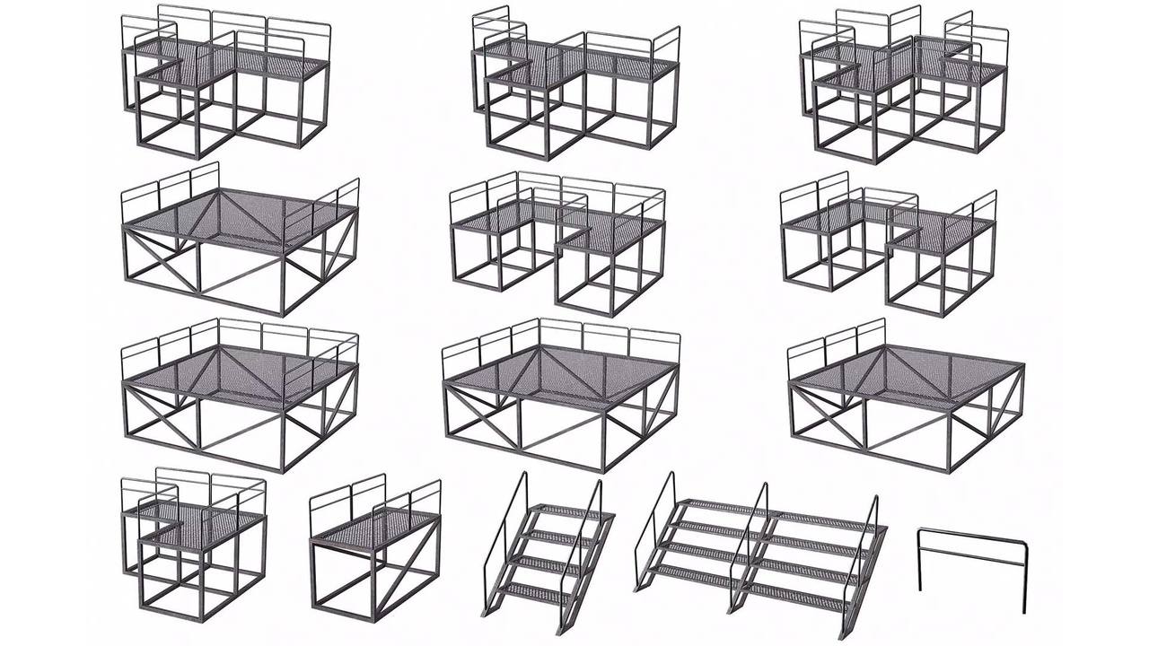Media 1 for listing Set of 37 Modular Military Platforms