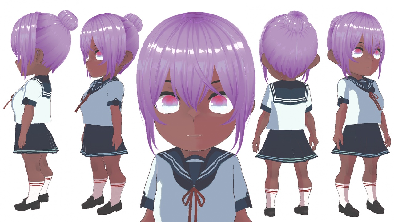 Media 1 for listing Gameready Anime Chibi School Girl 4 Hijimo chan