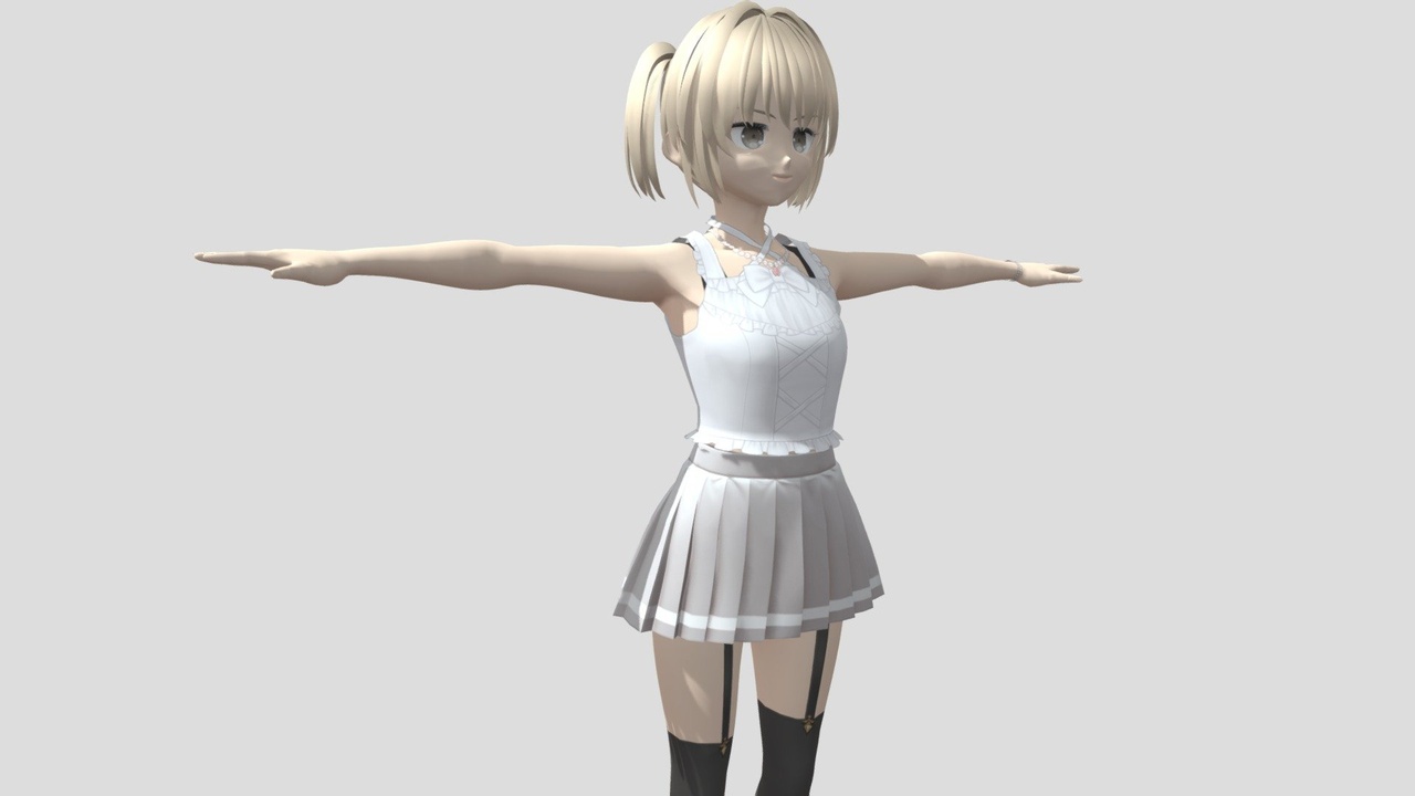 Media 1 for listing 【Anime Character】Casual Female (V1/Unity 3D)