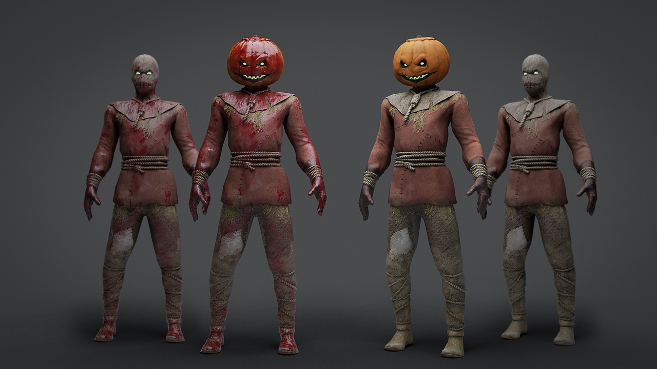 Media 1 for listing Halloween Scarecrow