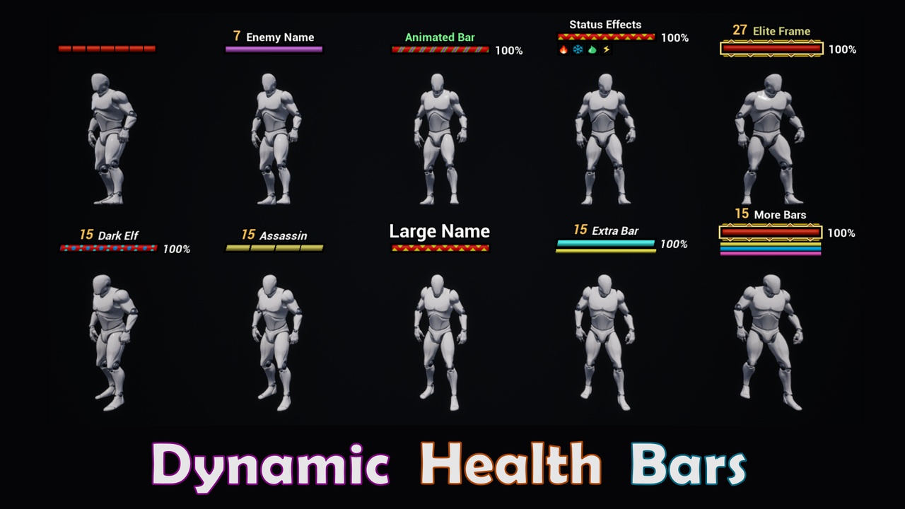 Media 1 for listing Dynamic Health Bars