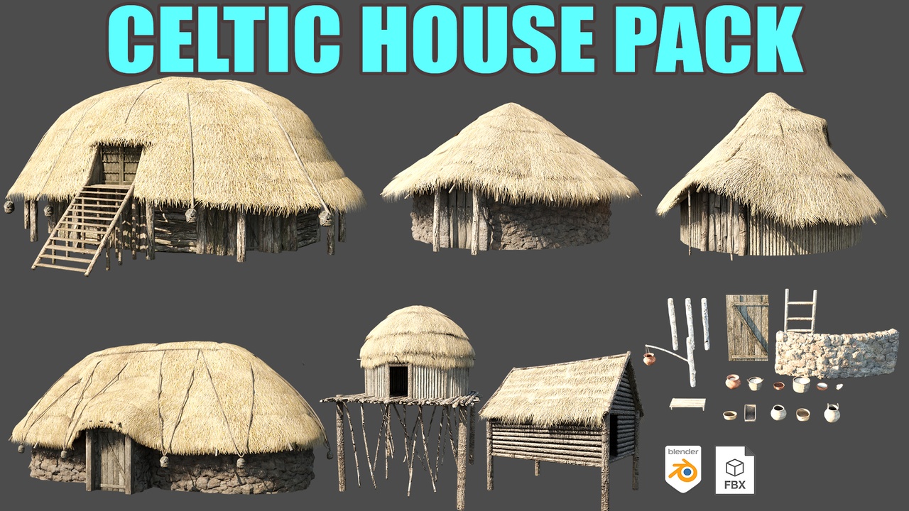 Media 1 for listing Celtic House Asset Pack
