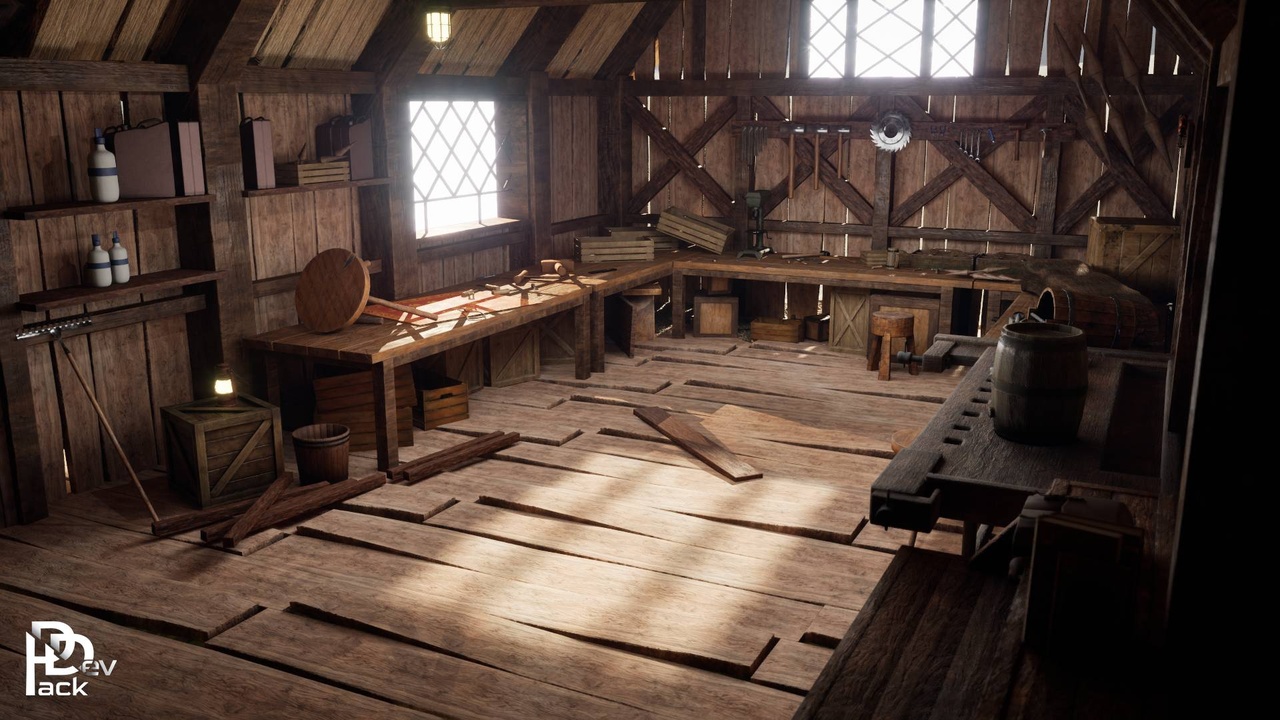 Media 1 for listing Carpenter Workshop / 90 Assets