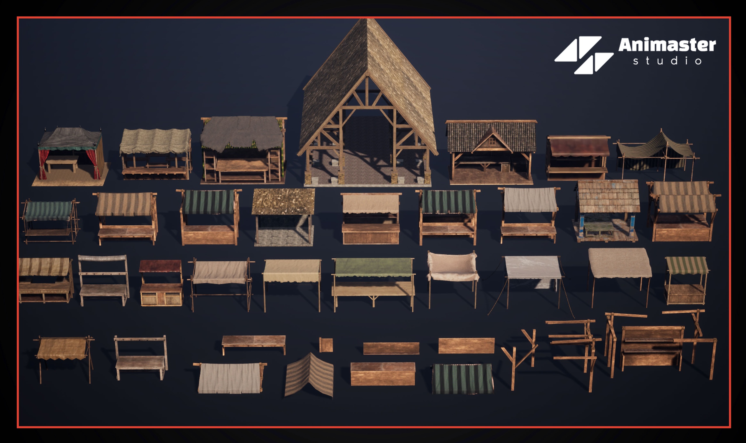 Media 1 for listing Medieval Modular Shop Pack