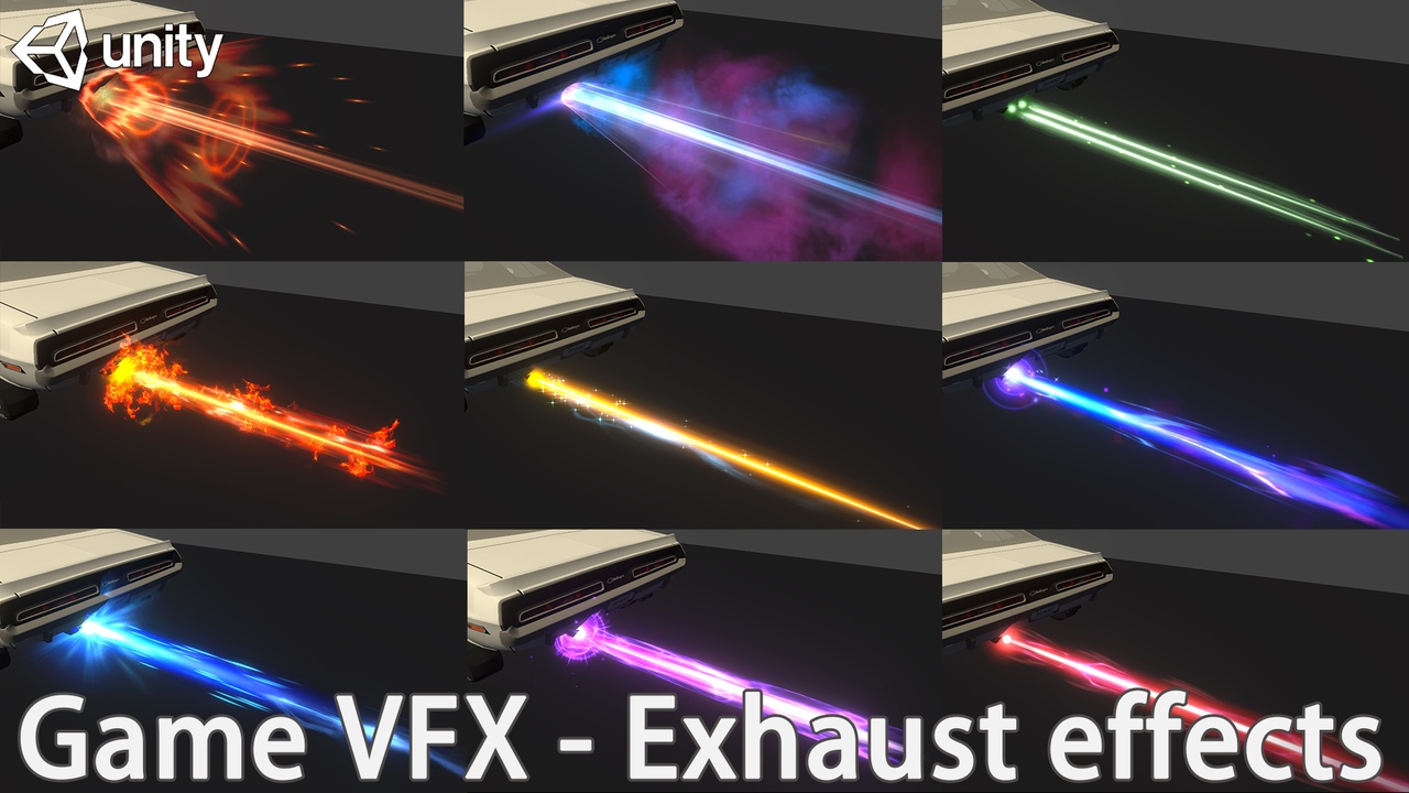 Media 1 for listing Game VFX - Exhaust jet effect