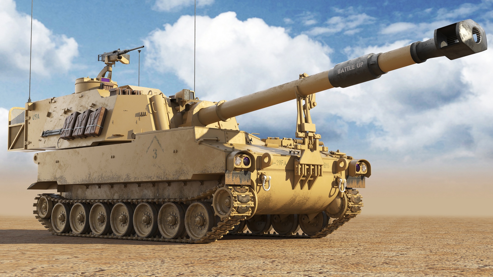 Media 1 for listing M109A6 Paladin Tank