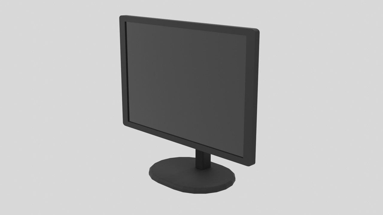 Media 1 for listing Simple Monitor 3D Model