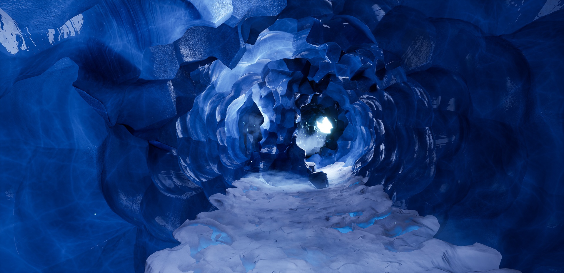Media 1 for listing Ice Cave — Modular Set + PCG Spline Tool (UE5)