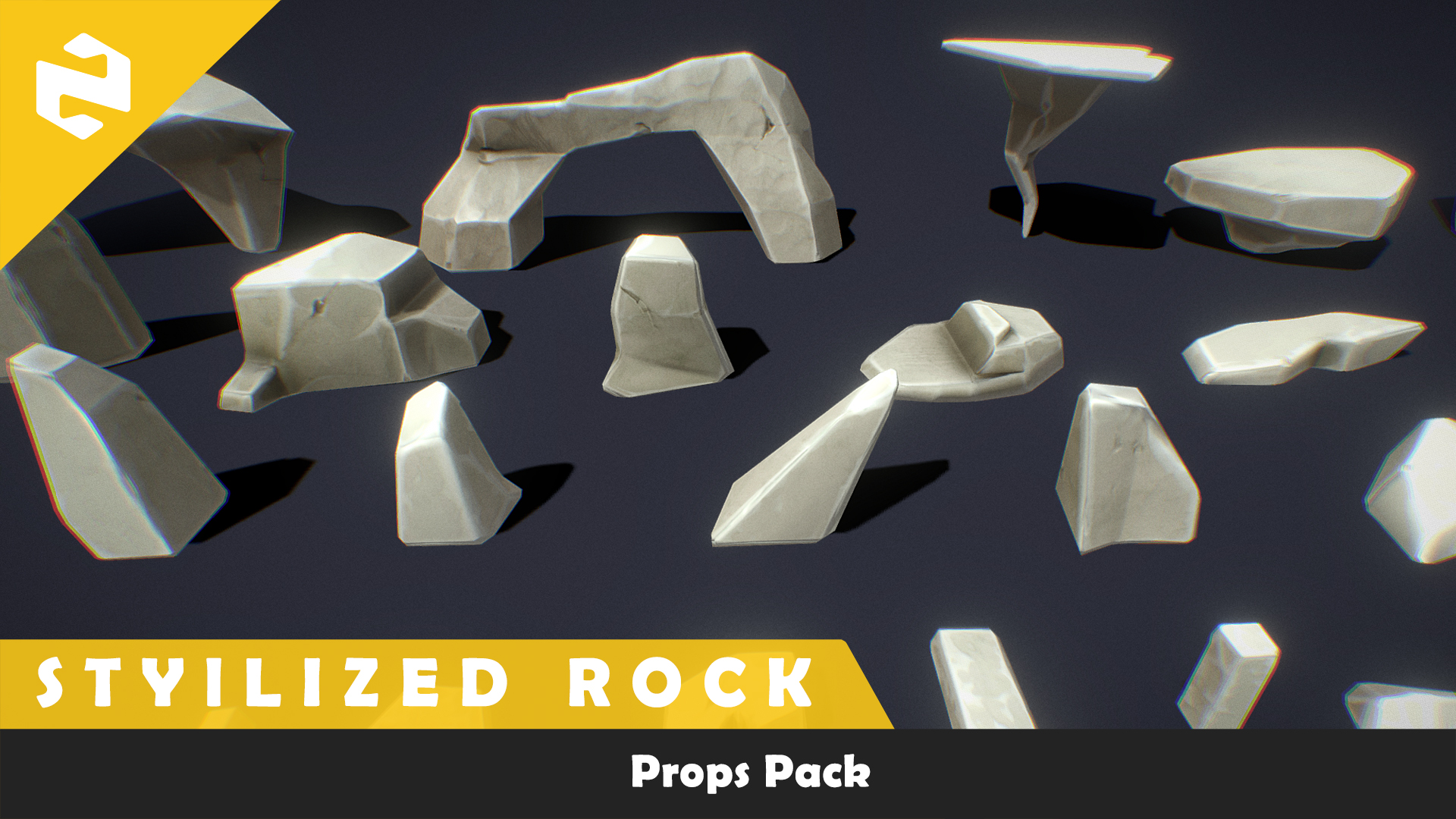 Environment Pack - Stylized Rock | Fab