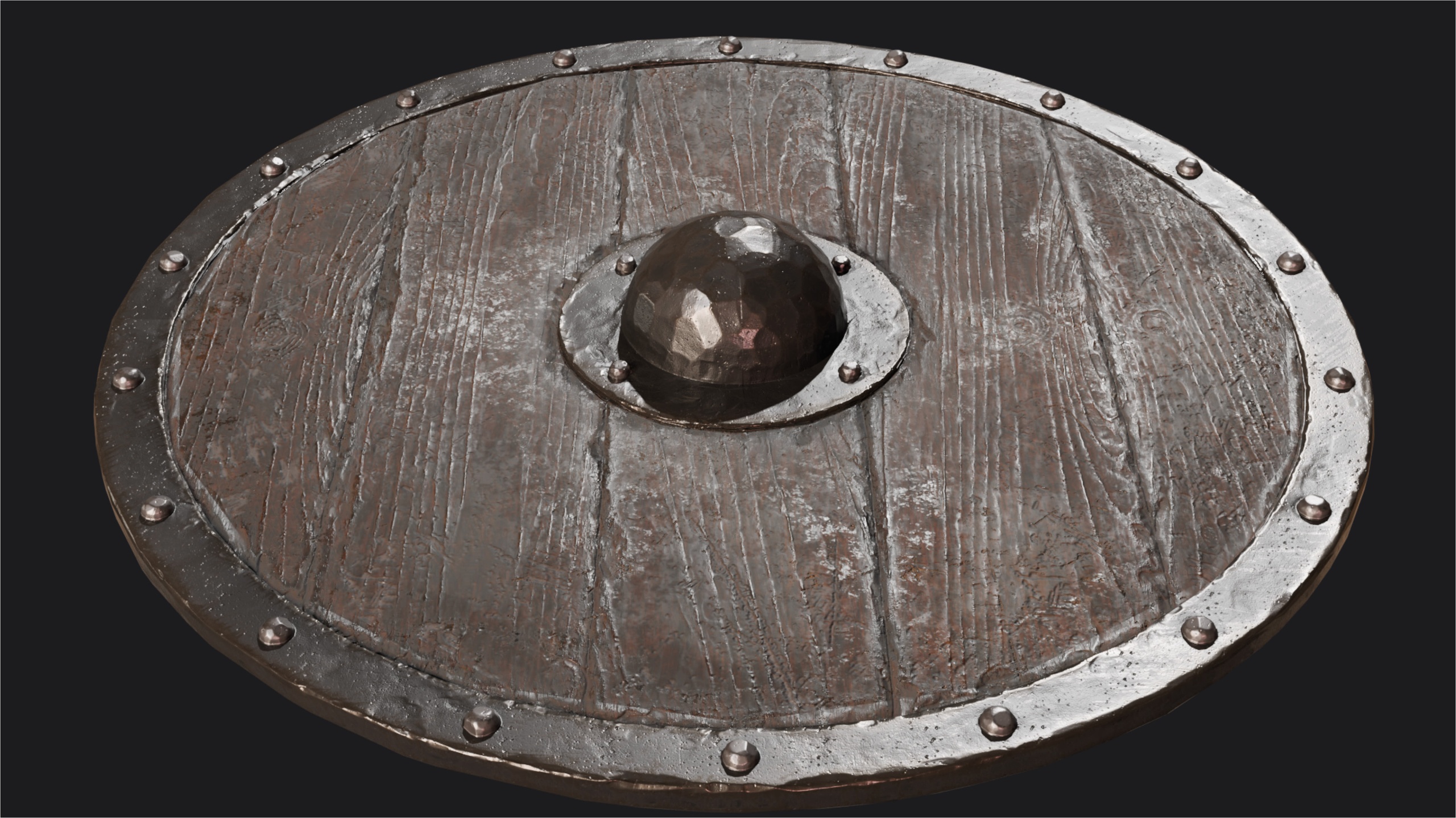 Media 1 for listing Viking Shield - Realistic Game-Ready Model