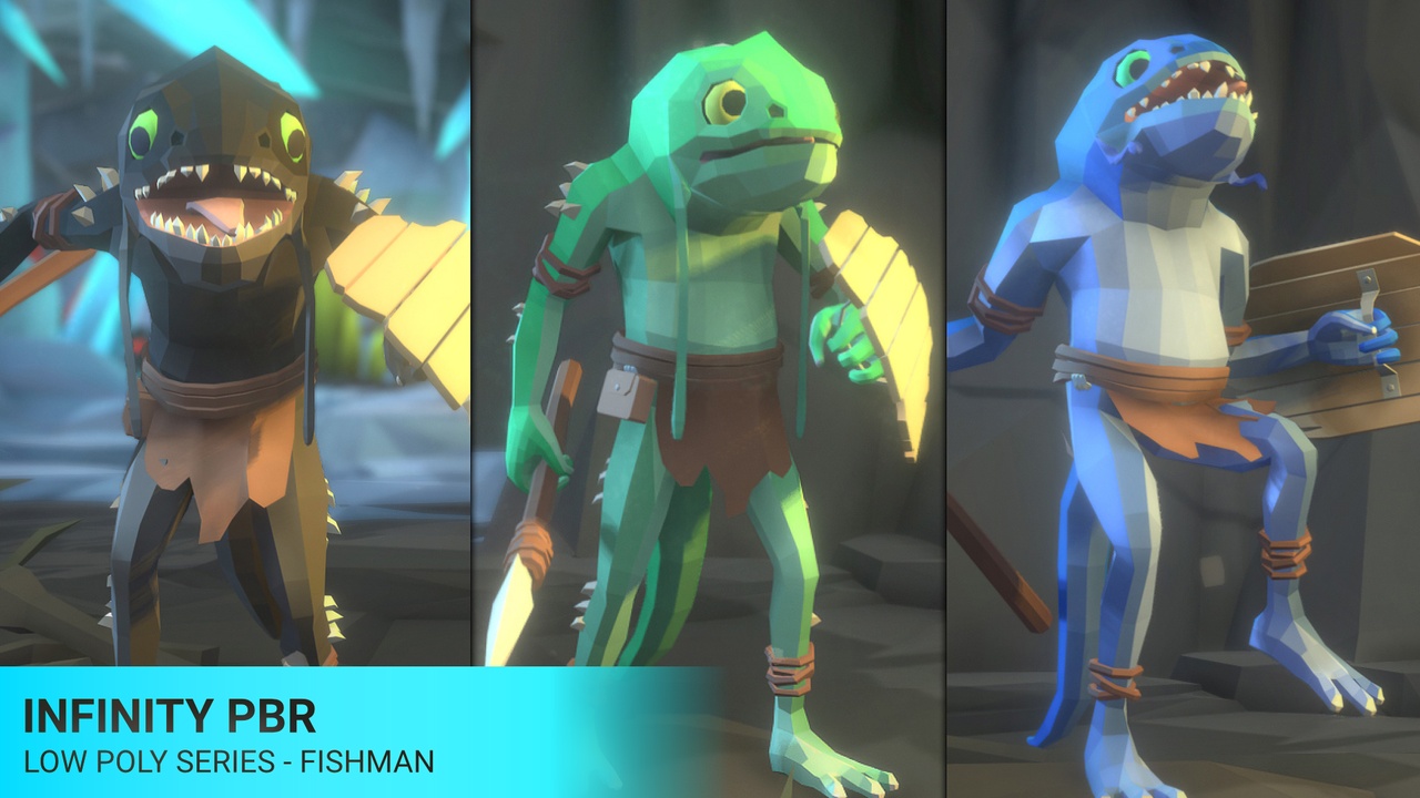 Media 1 for listing Low Poly - Fishman