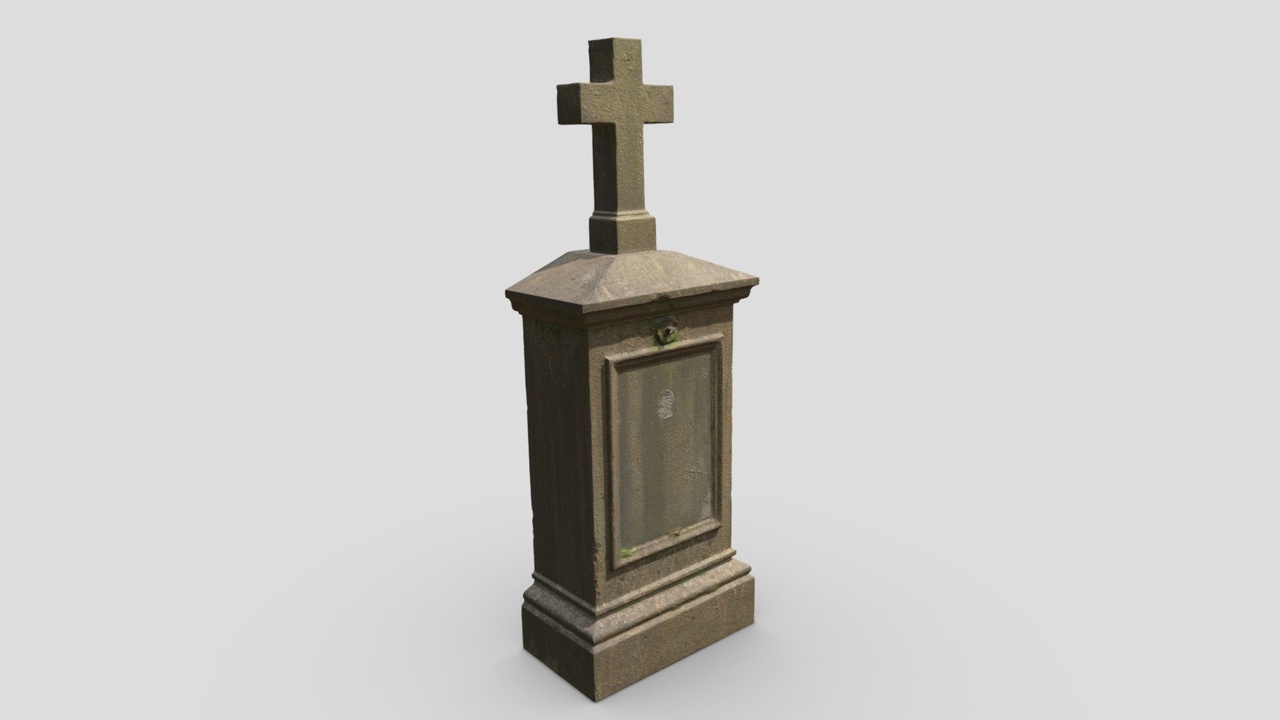 Media 1 for listing Grave tombstone, 4K PBR textures