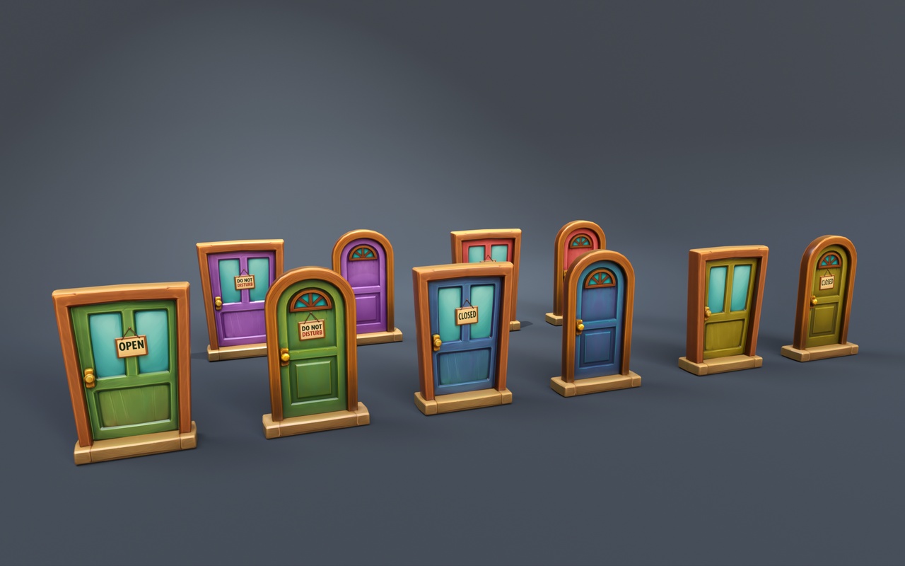 Media 1 for listing Sylized doors 2