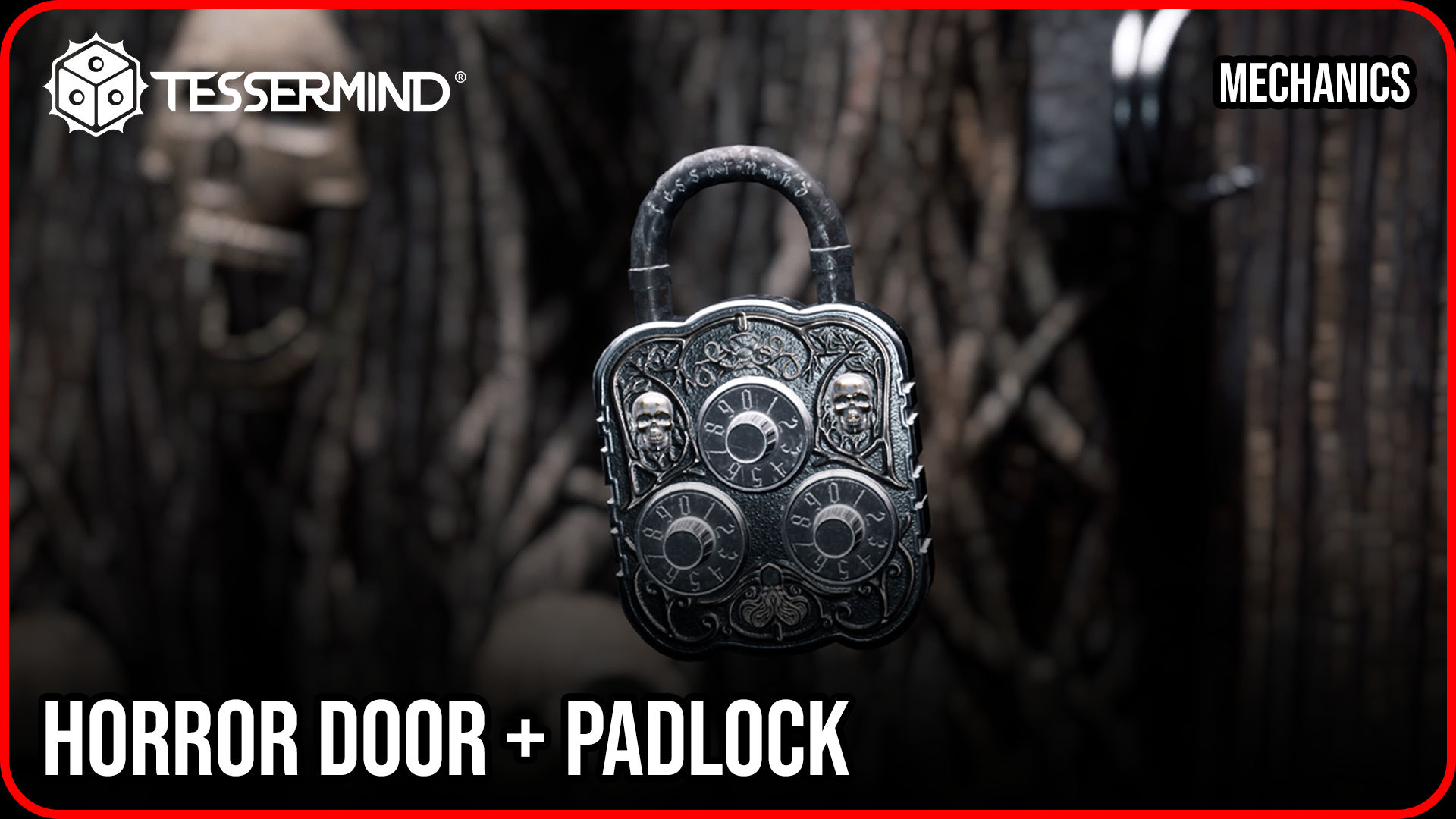 Scary Door + Skull Padlock | Fab