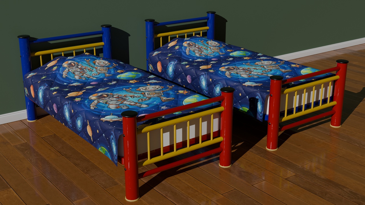 Media 1 for listing Retro Bunk Bed - Vintage Bed 90s Style