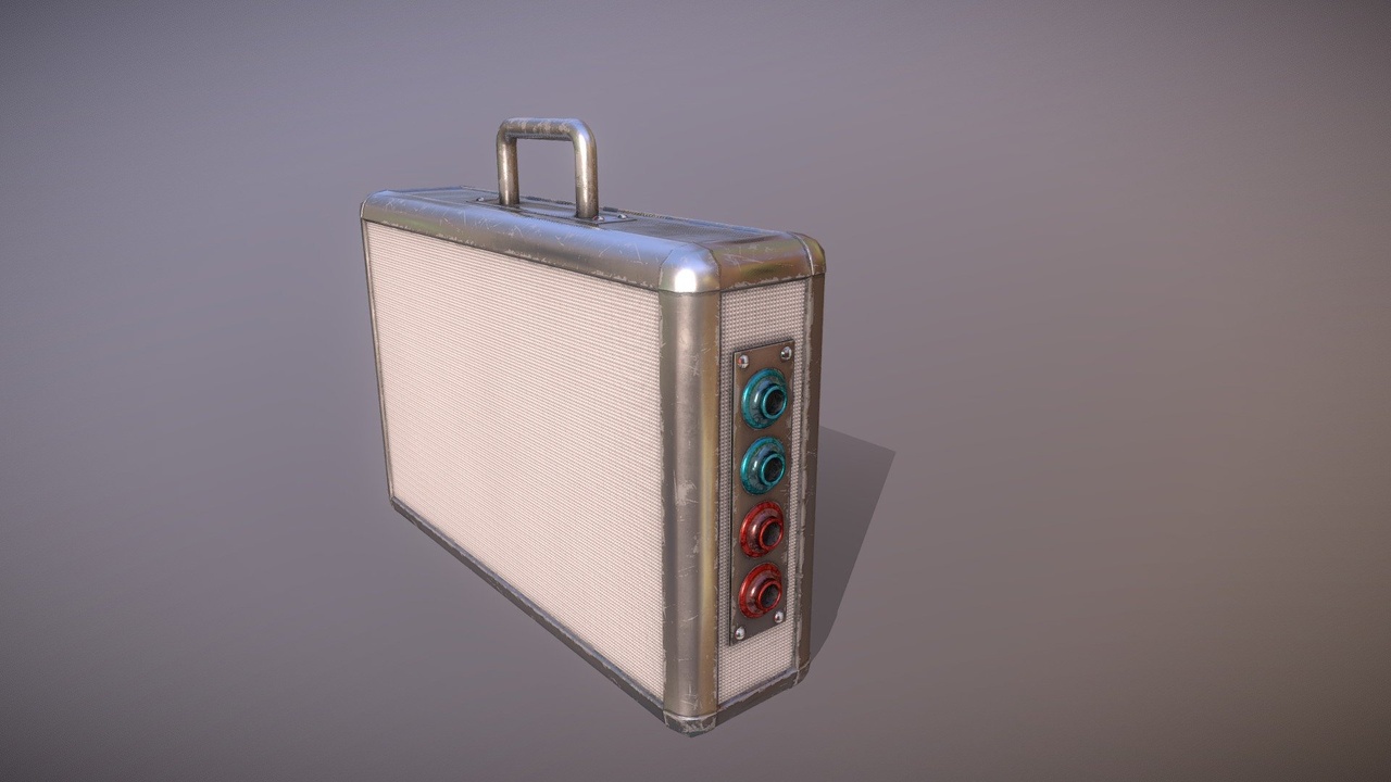Media 1 for listing Metallic suitcase concept