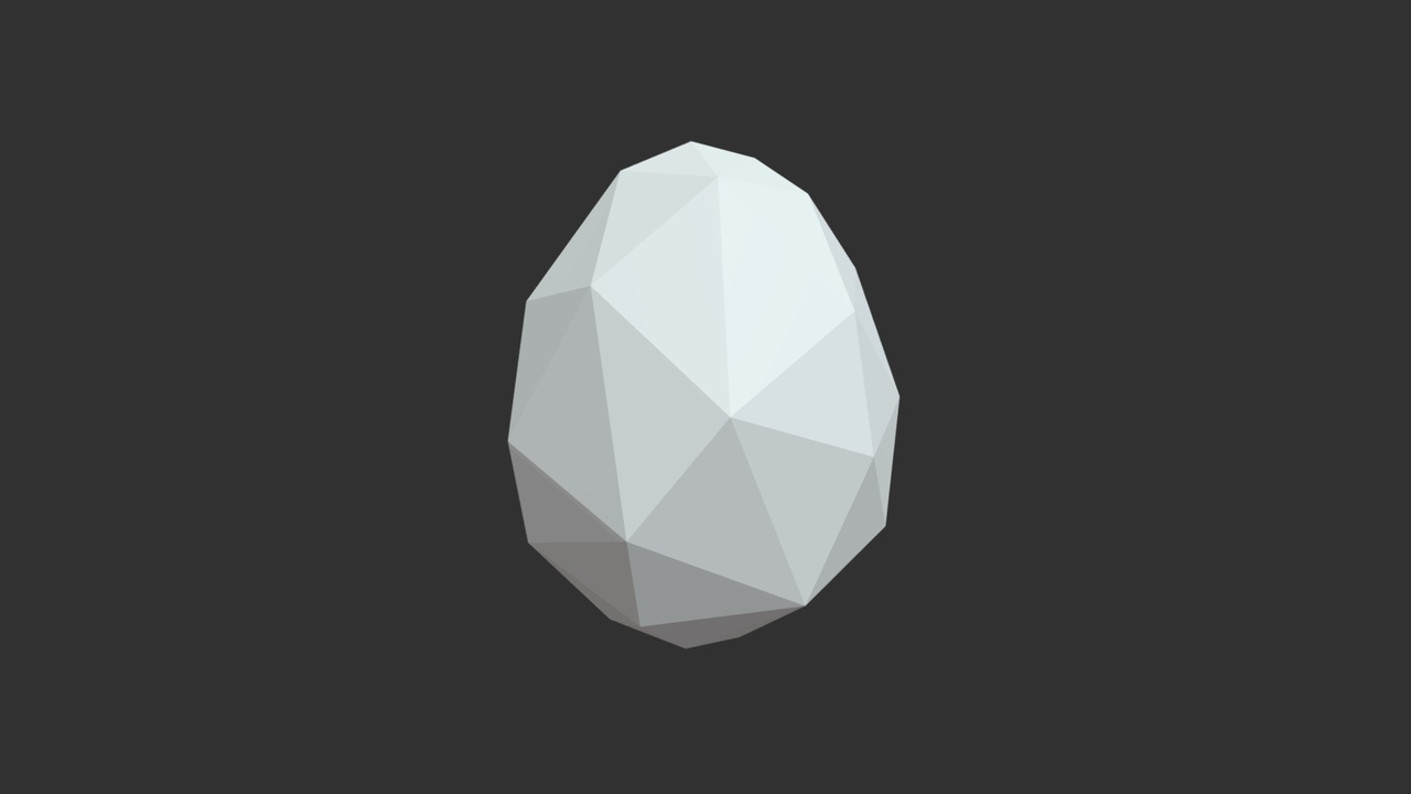 Media 1 for listing Paper Egg \ Polygonal Egg
