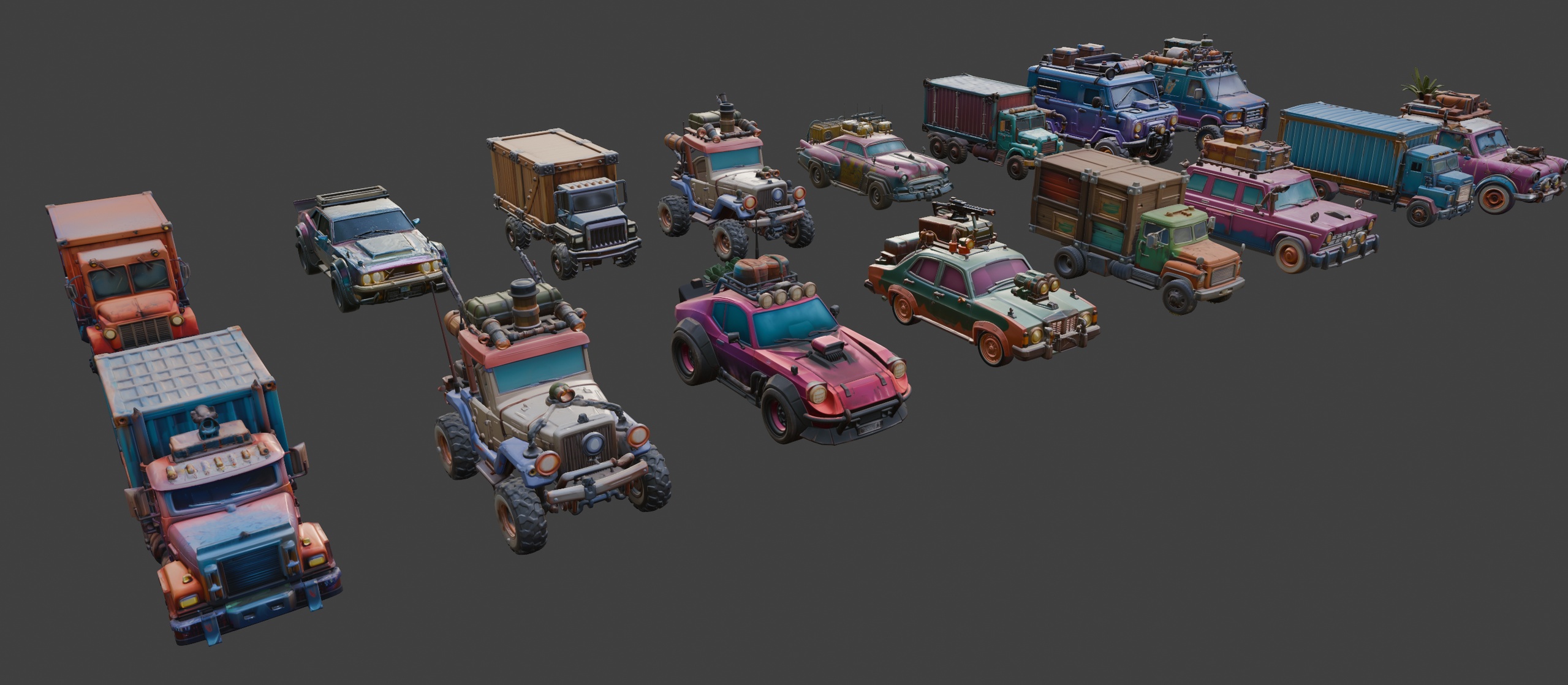 Media 1 for listing Stylized Transport Set 1