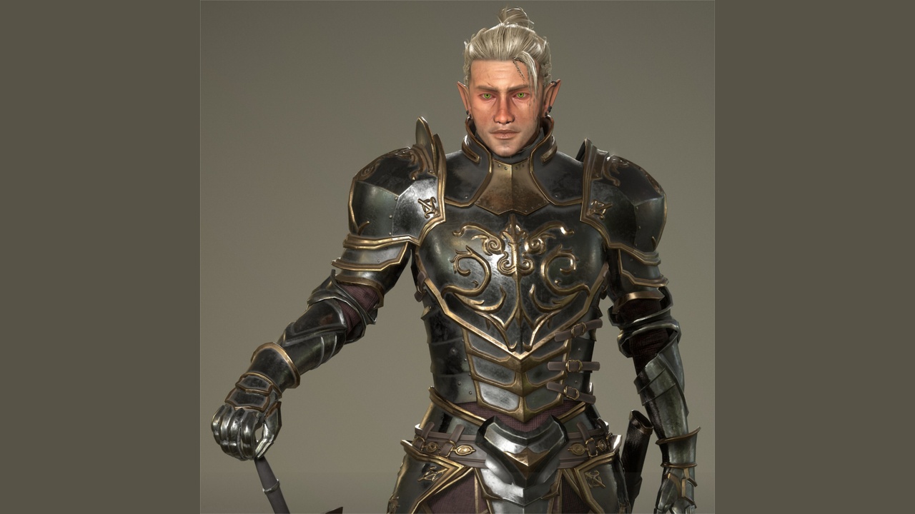 Media 1 for listing Elf Knight (With Human Head Option)