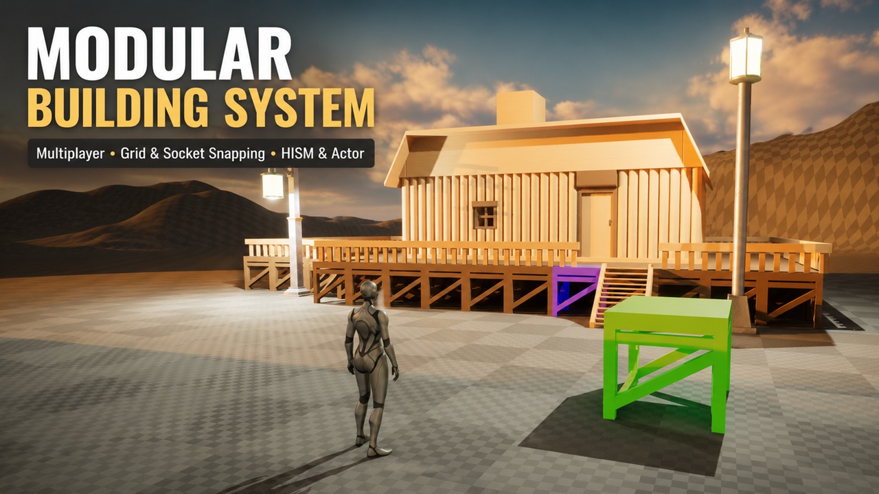Media 1 for listing Modular Building System - Multiplayer Runtime Construction