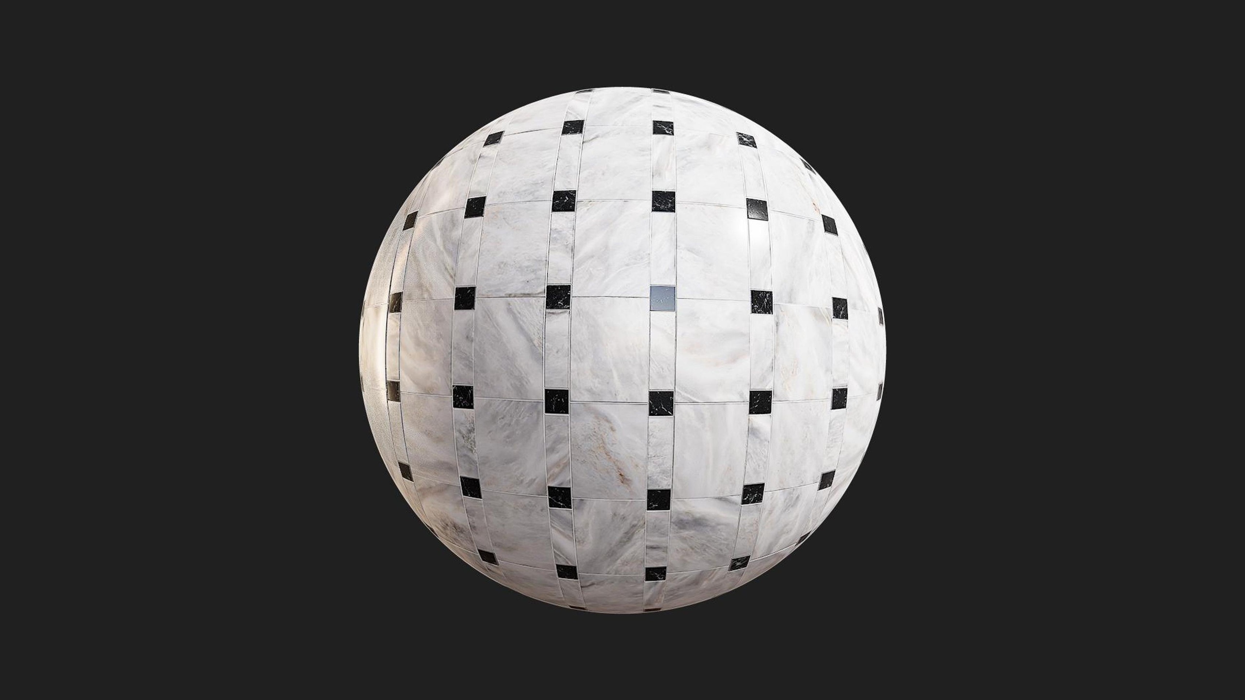 Media 1 for listing Black and White Marbles Tiles