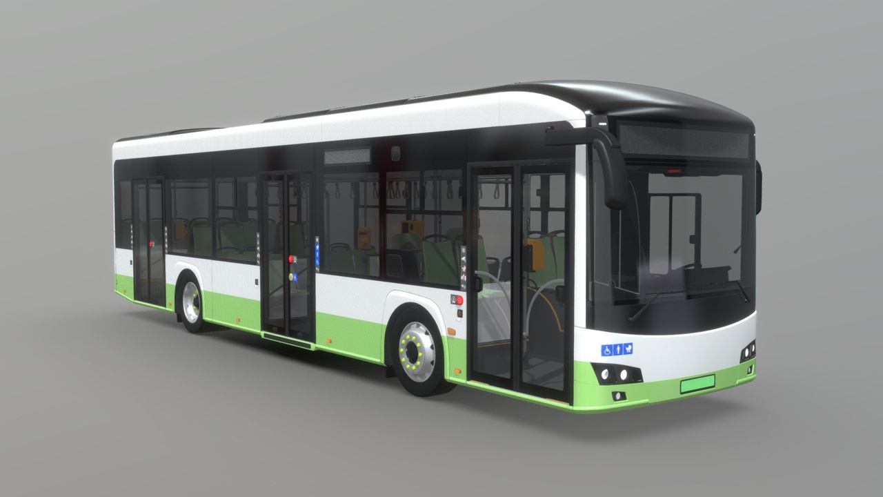 Electric City Bus II gen [Full Interior] | Fab