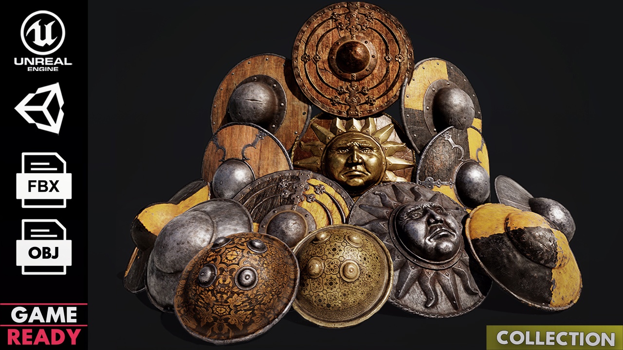 商品 Bucklers - Small Shields 的媒体 1