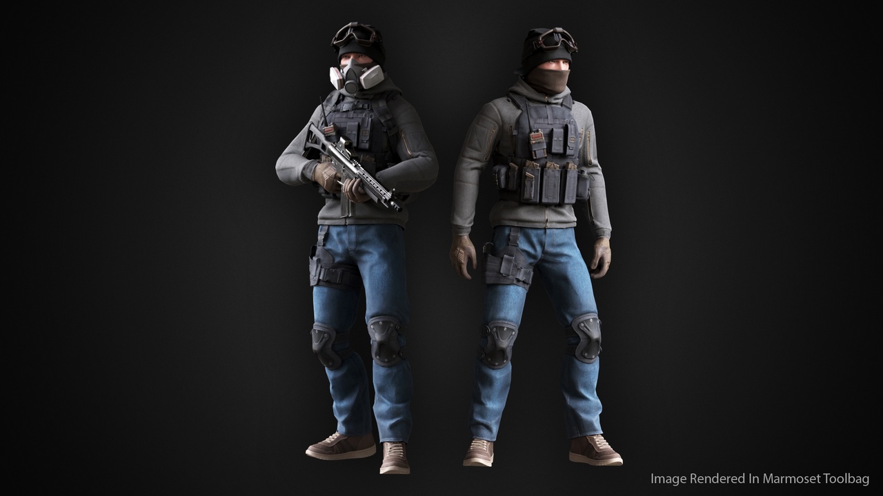Media 1 for listing Casual Soldier in Respirator
