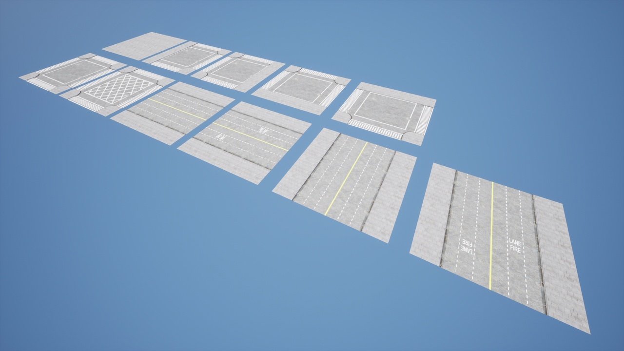 Medium 1 für Eintrag Big City Street Segments - Modular