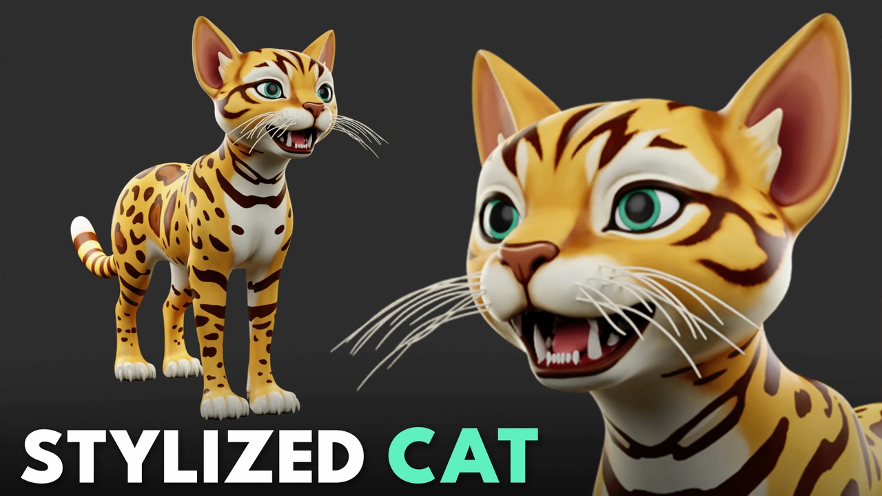 Media 1 for listing Cat I –  Stylized / Cartoon