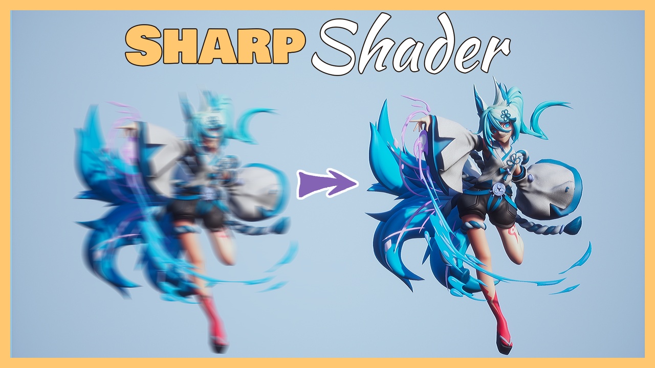 Media 1 for listing Sharp Shader - Deblur and Enhance Rendering