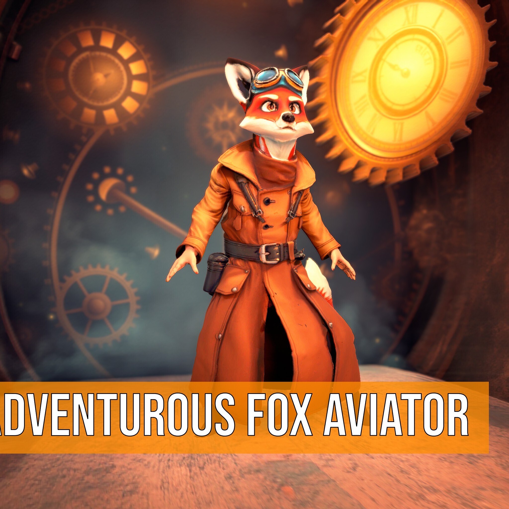Adventurous Fox Aviator model pack | Fab