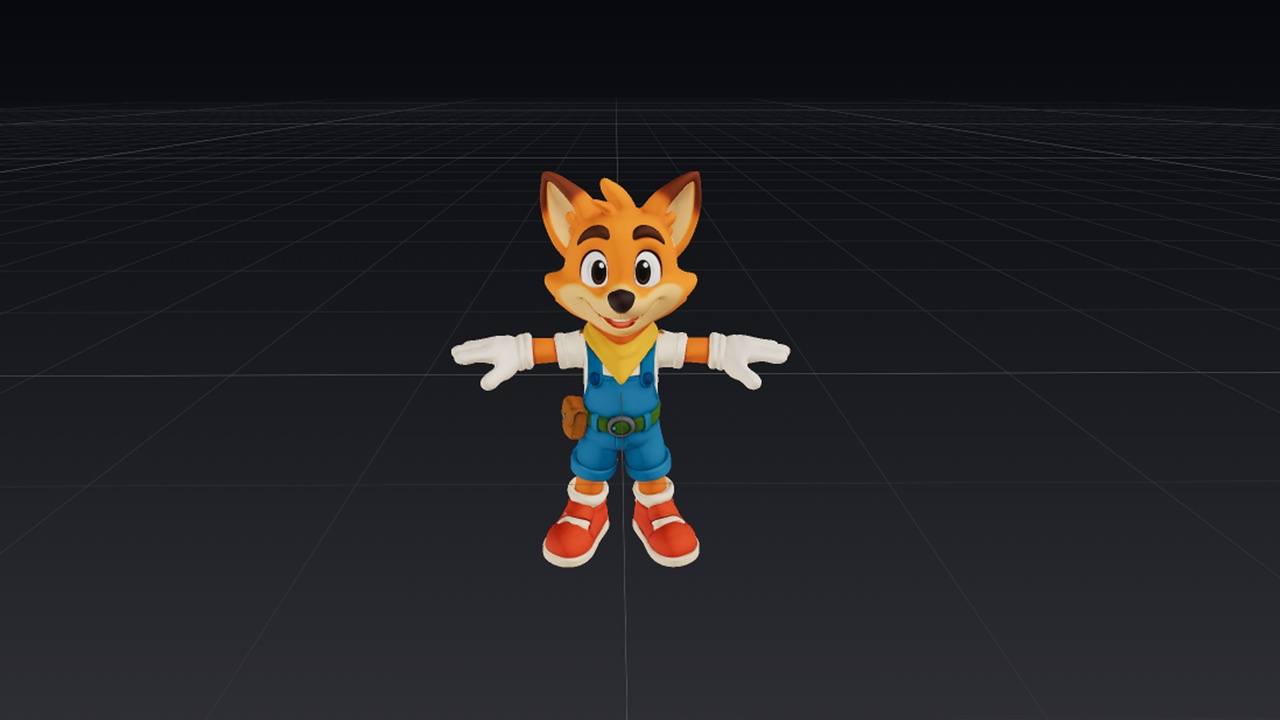 Media 1 for listing Super Fox – 3D Character