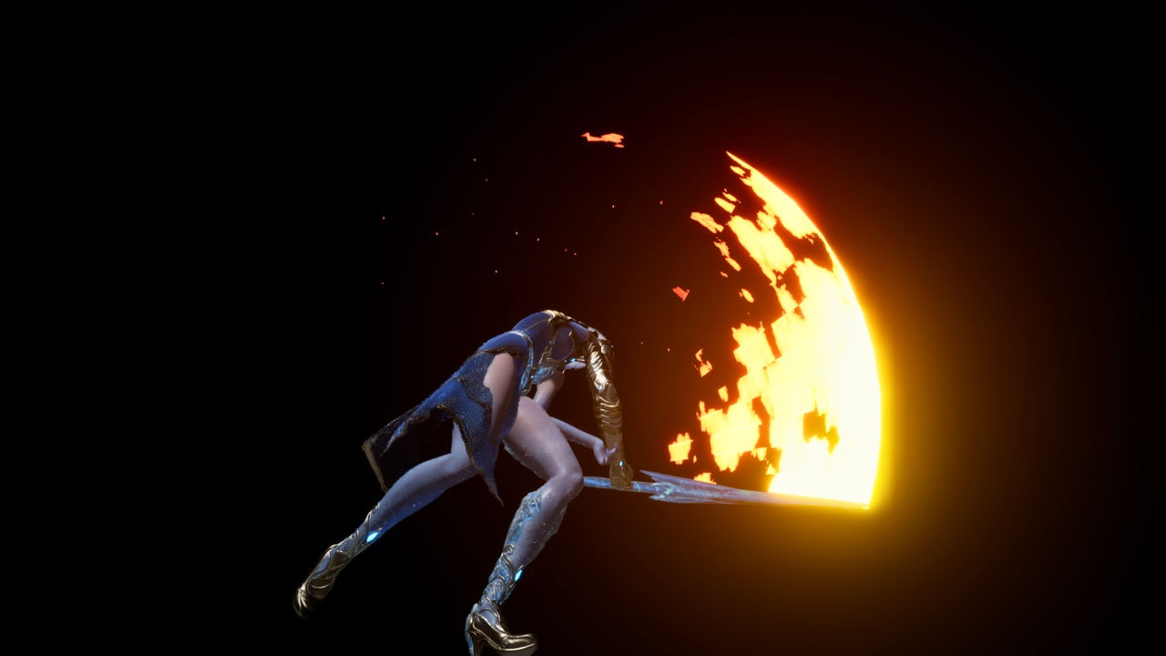 Media 1 for listing Sword Trails & Impacts VFX Pack