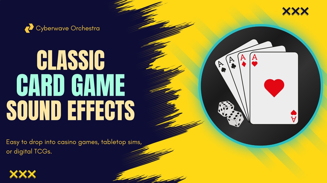 Media 1 for listing Classic Card Game Foley Sound Effects